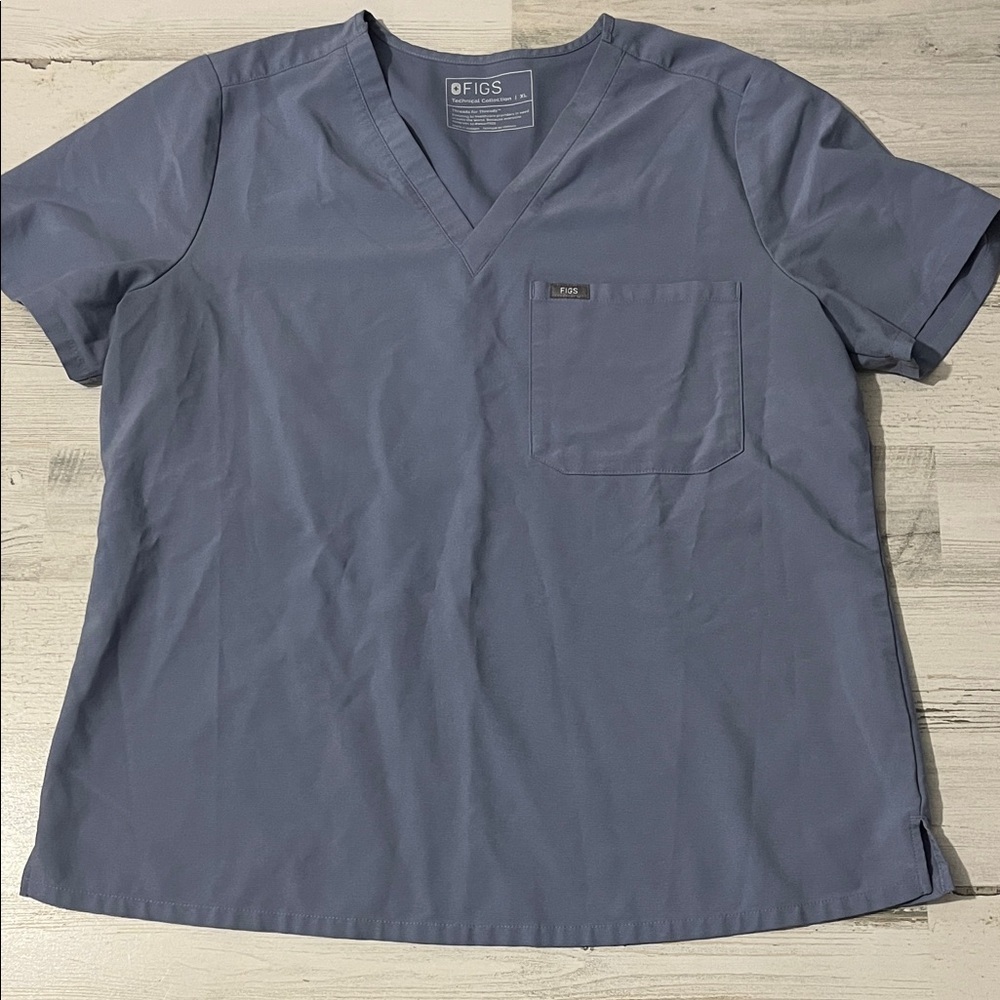 Figs Women’s Catarina One Pocket  Short Sleeve V-Neck Scrub Top Size XL